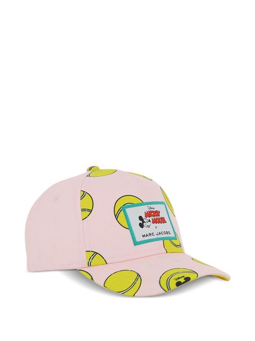 Cappello bambina Marc Jacobs rosa con Topolino tennis MARC JACOBS Kids | W60840475